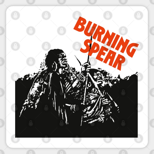 Burning Spear Sticker by AimeeParker